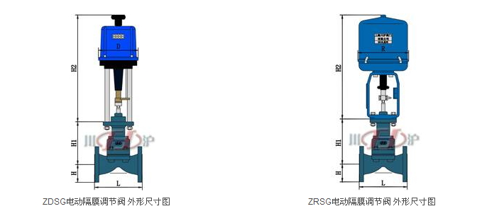 電動隔膜調節閥結構圖